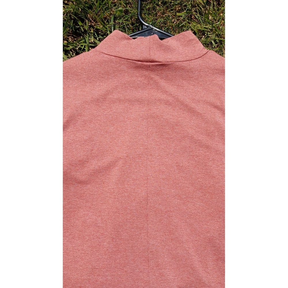 LOFT Dusty Rose Quiet Luxury Soft Knit Mock Neck Tunic Sweater Minimalist XS - Picture 10 of 10